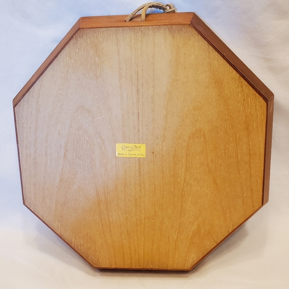 Folk Art Crowning Touch Vintage Country Scenes Wooden Tray Wall Hanging - Picture 3 of 4